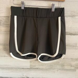 Grey Athletic Trim Shorts